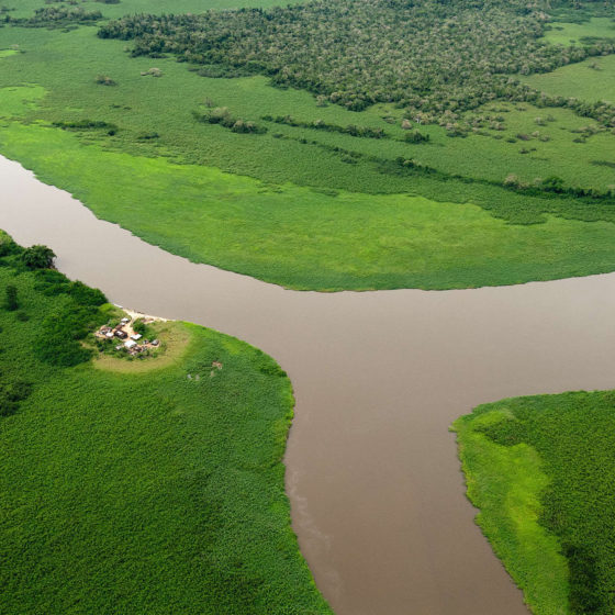 Rivière Ogooué au Gabon